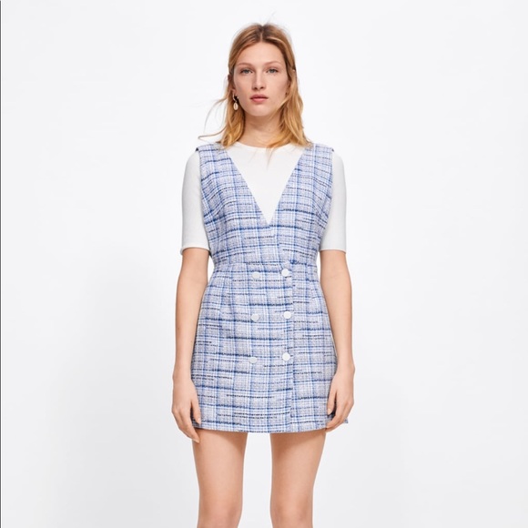 Zara Pinafore Dress - Picture 1 of 9